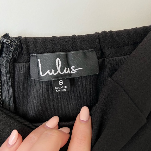 Lulu’s Black Strapless Mini Dress - Picture 7 of 9